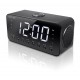 MUSE M-192 CR Reloj Digital Negro radio